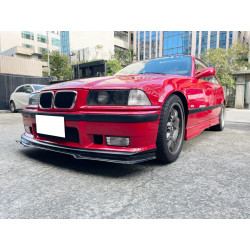Pièces en carbone Tuning Frontlippe Lippe Frontspoiler Schwert Carbon + GFK passend für BMW 3er E36 + M3 - 4132