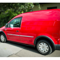 Pièces en carbone Tuning Sideskirts Seitenschweller Ansätze ABS schwarz glänzend passend für Volkswagen Caddy MK4 2015-2020 -...