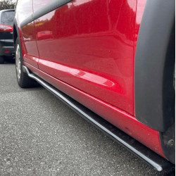 Pièces en carbone Tuning Sideskirts Seitenschweller Ansätze ABS schwarz glänzend passend für Volkswagen Caddy MK4 2015-2020 -...
