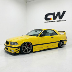 Pièces en carbone Tuning 1770 - 1756 - Sideskirt Seitenschweller Ansatz ABS schwarz glänzend passend für BMW 3er E36 + M3 (ge...