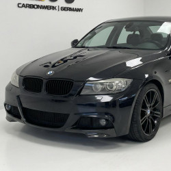 Pièces en carbone Tuning 1694 - Frontlippe Spoiler Schwert schwarz glänzend passend für BMW 3er F30 F31 mit MPaket