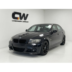 Pièces en carbone Tuning 1694 - Frontlippe Spoiler Schwert schwarz glänzend passend für BMW 3er F30 F31 mit MPaket