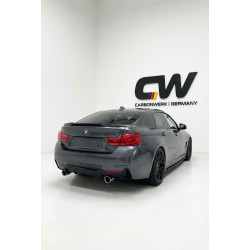 Carbonteile Tuning Heckspoiler Spoiler Schwert Lippe Highkick Vollcarbon passend für BMW 4er F36 - 1346