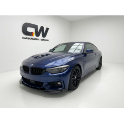 Carbonteile Tuning 1725 - Frontlippe Spoiler Lippe Schwert Front V2 schwarz glänzend passend für BMW 4er F32 F33 F36