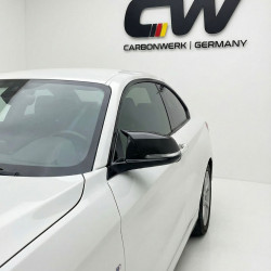Pièces en carbone Tuning 1001 - Spiegelkappen Carbon passt für BMW 1er F20 F21 2er F22 F23 3er F30 F31 4er F32 F33 F36 M2 F87