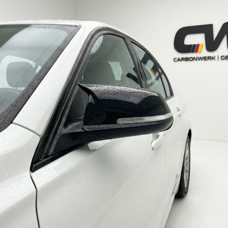 Carbonteile Tuning 1622 - Spiegelkappen ABS schwarz glänzend passt für BMW 1er F20 F21 2er F22 F23 3er F30 F31 4er F32 F33 F3...