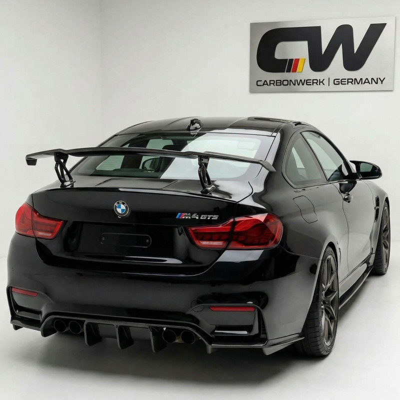 Carbonparts Tuning 2467 - Heckspoiler Heck Flügel Spoiler ABS VRS Schwarz Glanz passend für BMW M4 F82