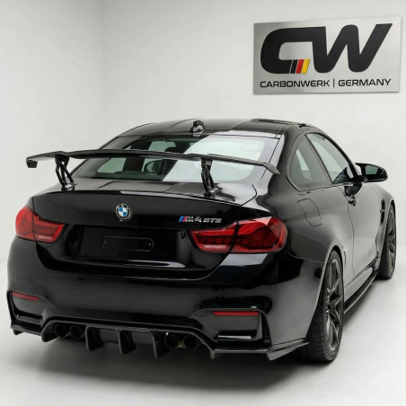 Carbonparts Tuning 2467 - Heckspoiler Heck Flügel Spoiler ABS VRS Schwarz Glanz passend für BMW M4 F82