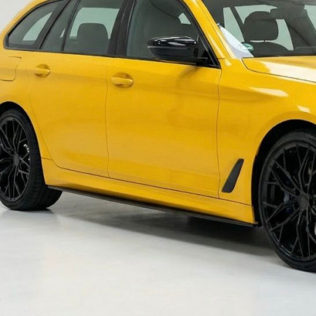 Carbonteile Tuning 1756 - Sideskirt Seitenschweller Ansatz ABS schwarz glänzend passend für BMW 5er G30 G31 + M5 F90