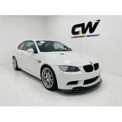 Pièces en carbone Tuning 1764 - Frontlippe Spoiler Schwert GTS V1 schwarz glänzend passend für BMW M3 E90 E92 E93