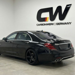 Carbonteile Tuning Bodykit Stoßstangen Set Umbau PP für Mercedes S-Klasse W222 Facelift (2013-08.2020) nicht 63 AMG