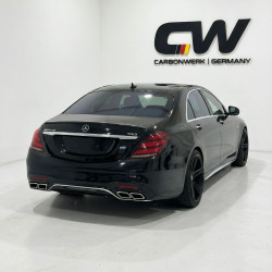 Carbonteile Tuning Bodykit Stoßstangen Umbau Set PP für Mercedes S-Klasse W222 Facelift (2013-06.2017) nicht 63 AMG