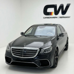 Carbonteile Tuning Bodykit Stoßstangen Umbau Set PP für Mercedes S-Klasse W222 Facelift (2013-06.2017) nicht 63 AMG