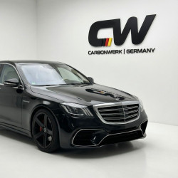 Carbonteile Tuning Bodykit Stoßstangen Set PP für Mercedes S-Klasse W222 Facelift (06.2017- 08.2020) nicht 63 AMG