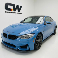 Carbonparts Tuning 1713 - Front lip spoiler sword clubsport black glossy V2 fits BMW M3 F80 M4 F82 F83