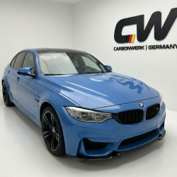 Carbonparts Tuning 1713 - Front lip spoiler sword clubsport black glossy V2 fits BMW M3 F80 M4 F82 F83