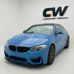 Carbonparts Tuning 1713 - Front lip spoiler sword clubsport black glossy V2 fits BMW M3 F80 M4 F82 F83