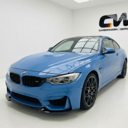 Carbonparts Tuning 1713 - Front lip spoiler sword clubsport black glossy V2 fits BMW M3 F80 M4 F82 F83