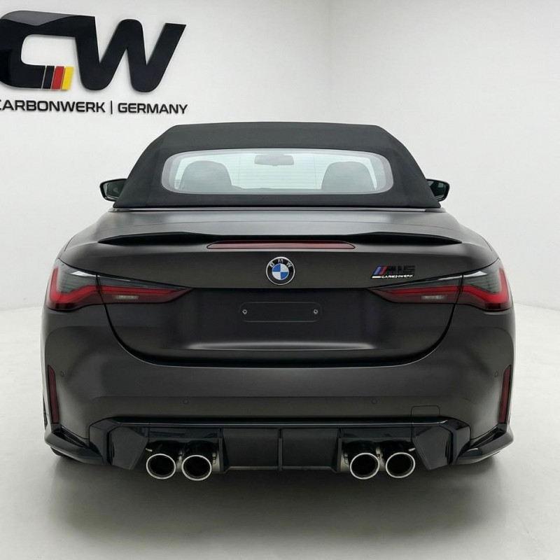 Carbonteile Tuning 1857 - Heckspoiler Spoiler Highkick S Vollcarbon passend für BMW 4er G23 + M4 G83