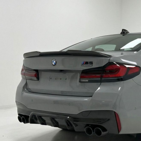 Carbonteile Tuning 2023 - Heckspoiler Spoiler ABS schwarz glänzend passend für BMW 5er M5 G30 + F90 M5 F90
