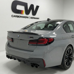 Carbonteile Tuning 2023 - Heckspoiler Spoiler ABS schwarz glänzend passend für BMW 5er M5 G30 + F90 M5 F90