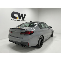 Pièces en carbone Tuning 2023 - Heckspoiler Spoiler ABS schwarz glänzend passend für BMW 5er M5 G30 + F90 M5 F90