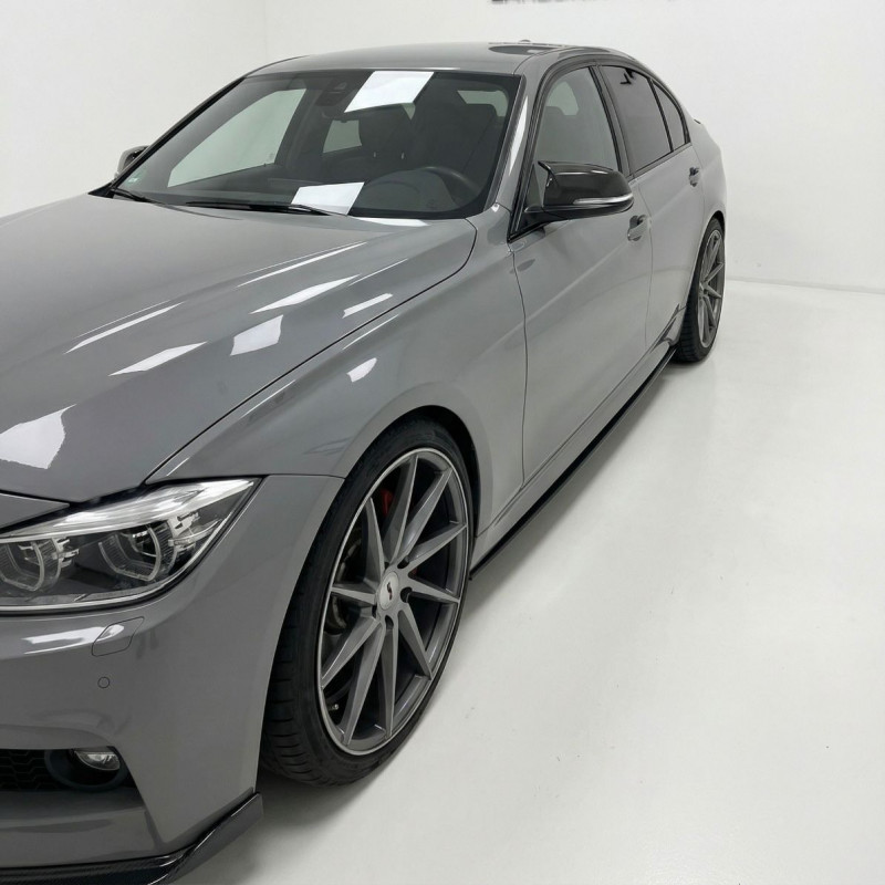 Carbonteile Tuning 1601 - Sideskirt Seitenschweller Ansatz ABS schwarz Glanz passend für BMW 3er F30 F31 nur mit MPaket