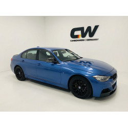 Carbonteile Tuning 1601 - Sideskirt Seitenschweller Ansatz ABS schwarz Glanz passend für BMW 3er F30 F31 nur mit MPaket