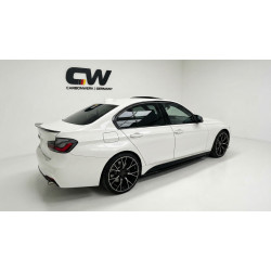 Carbonteile Tuning 1601 - Sideskirt Seitenschweller Ansatz ABS schwarz Glanz passend für BMW 3er F30 F31 nur mit MPaket