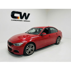 Carbonteile Tuning 1601 - Sideskirt Seitenschweller Ansatz ABS schwarz Glanz passend für BMW 3er F30 F31 nur mit MPaket