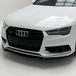 Pièces en carbone Tuning 2036 - Frontlippe Lippe Schwert ABS Glanz Schwarz passend für Audi A7