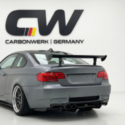 Pièces en carbone Tuning Heckflügel Heckspoiler Spoiler Lippe GTS ABS Glanz Schwarz für BMW 1er E82 1er M 3er E90 E92 + M3 - ...