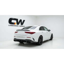 Carbonparts Tuning 2431 - Heckspoiler Spoiler Lippe ABS Glanz Schwarz passend für Mercedes CLA Klasse Limousine C118 W118 + AMG