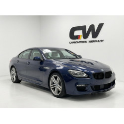 Pièces en carbone Tuning 1786 - Frontlippe Spoiler Schwert ABS schwarz glänzend passend für BMW 6er F06 F12 F13 mit MPaket