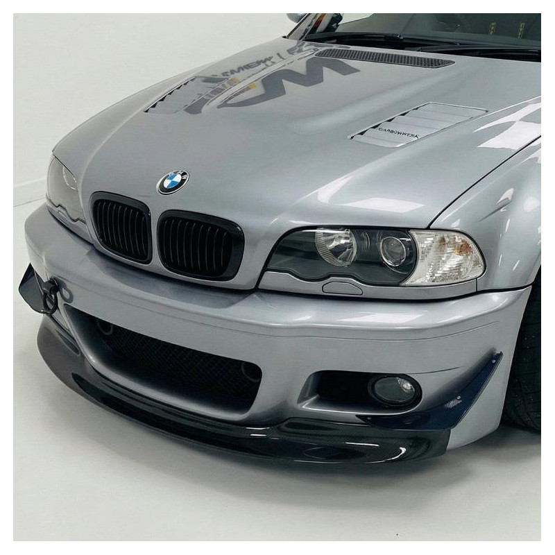 Carbonteile Tuning 1788 - Frontlippe Spoiler Schwert ABS schwarz glänzend passend für BMW E46 M3