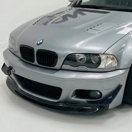 Carbonteile Tuning 1788 - Frontlippe Spoiler Schwert ABS schwarz glänzend passend für BMW E46 M3