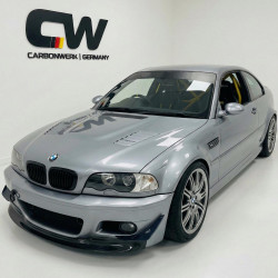 Carbonteile Tuning 1788 - Frontlippe Spoiler Schwert ABS schwarz glänzend passend für BMW E46 M3