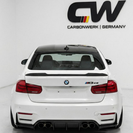 Carbonparts Tuning 1184 - Rear spoiler Clubsport Carbon fits BMW 3 Series F30 and M3 F80