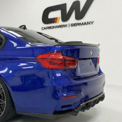 Carbonparts Tuning 1184 - Rear spoiler Clubsport Carbon fits BMW 3 Series F30 and M3 F80
