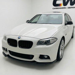 Pièces en carbone Tuning 2040 - Frontlippe Lippe Schwert ABS Glanz Schwarz passend für BMW 5er F10 F11 M Paket