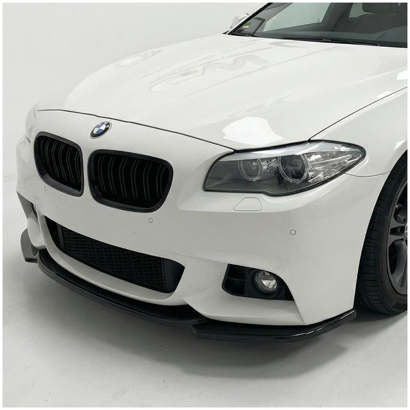 Pièces en carbone Tuning 2040 - Frontlippe Lippe Schwert ABS Glanz Schwarz passend für BMW 5er F10 F11 M Paket