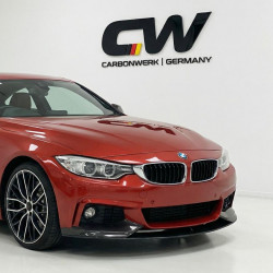 Carbonteile Tuning 1289 - Frontlippe Lippe Frontspoiler Schwert Performance schwarz glanz passend für BMW 4er F32 F33 F36