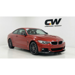 Carbonteile Tuning 1289 - Frontlippe Lippe Frontspoiler Schwert Performance schwarz glanz passend für BMW 4er F32 F33 F36