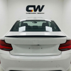Carbonteile Tuning 1739 - Heckspoiler Lippe Spoiler Performance schwarz glänzend passend für BMW 2er F22 + M2 F87 + Competition