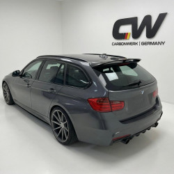 Carbonteile Tuning Heckspoiler Spoiler Lippe Ansatz ABS Glanz Schwarz für BMW 3er F31 Touring - 2811