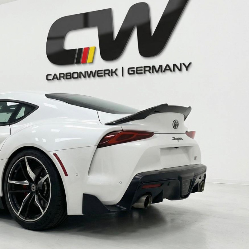 Carbonteile Tuning 1407 - Heckspoiler Spoiler Lippe Highkick Vollcarbon passend für Toyota Supra MK5 A90