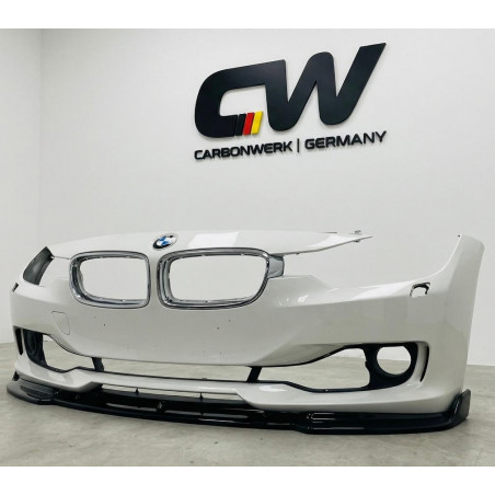Carbonteile Tuning 1655 - Frontlippe ABS schwarz glänzend passend für BMW 3er F30 F31 Standart Vorfacelift