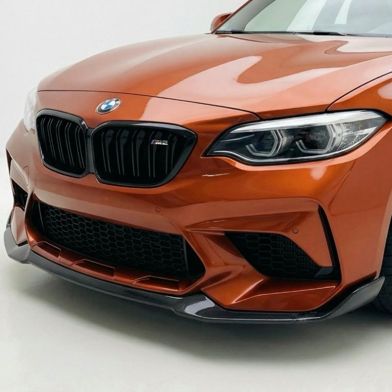 Pièces en carbone Tuning 1404 - Frontlippe Clubsport Carbon passend für BMW M2 F87 Competition