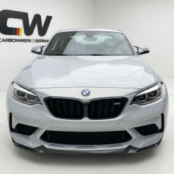 Pièces en carbone Tuning 1404 - Frontlippe Clubsport Carbon passend für BMW M2 F87 Competition