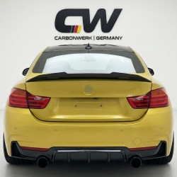 Carbonparts Tuning 2414 - Heckspoiler Lippe Spoiler Deep V2 schwarz glänzend passend für BMW 4er F32